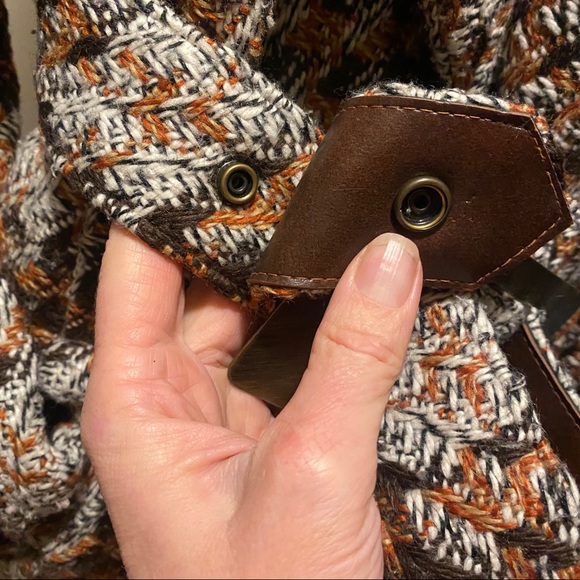 Vintage Med/Large Union Label  Tweed Trench style - Picture 10 of 16